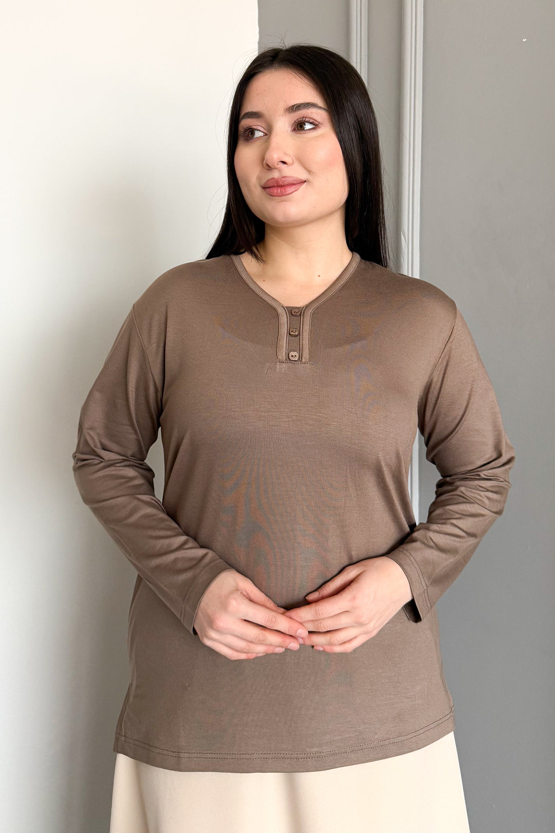 MPL Woman 3 Button Blouse - La Spezia