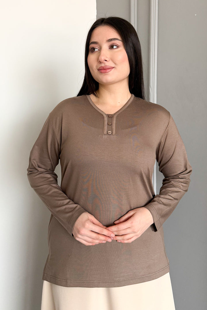 MPL Woman 3 Button Blouse - La Spezia