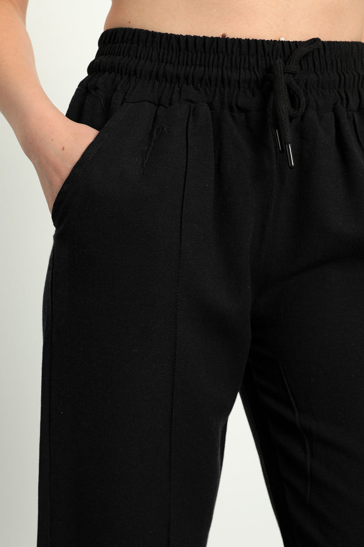 MPL Women's Wide Leg Nervure Stitched Trousers 5022 - Wilmington