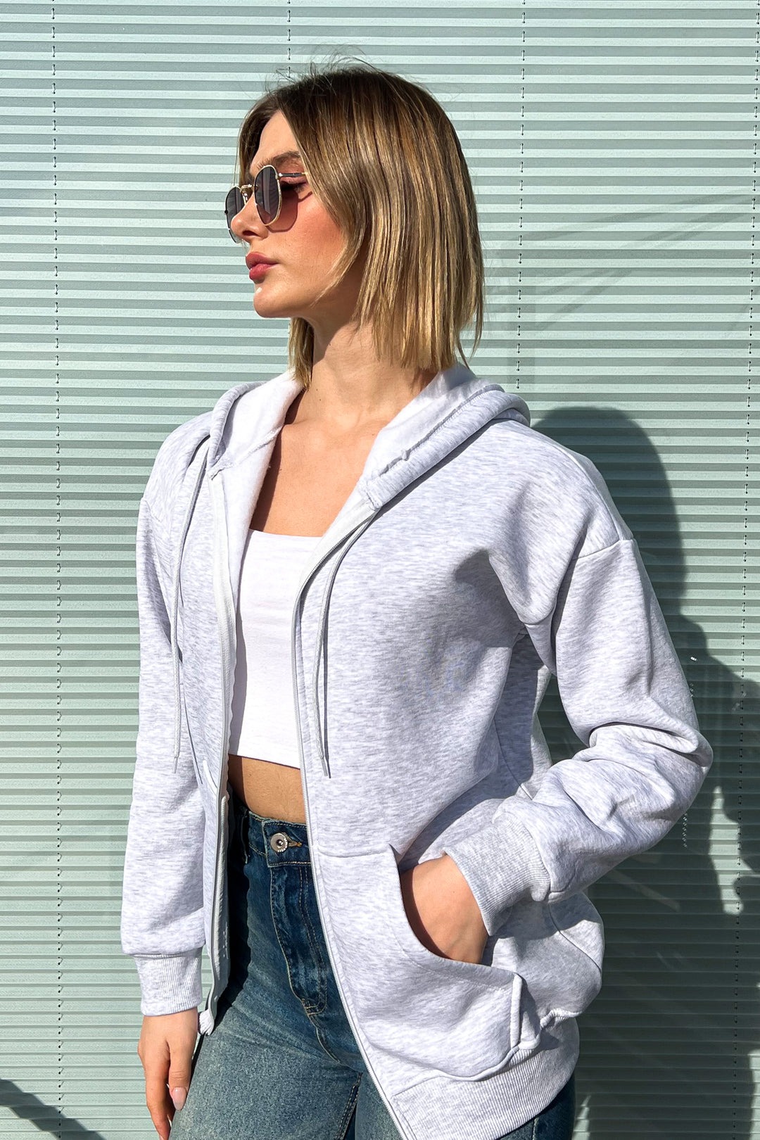 MPL Woman Hooded 3 Yarn Sweatshirt 970 - Ontario