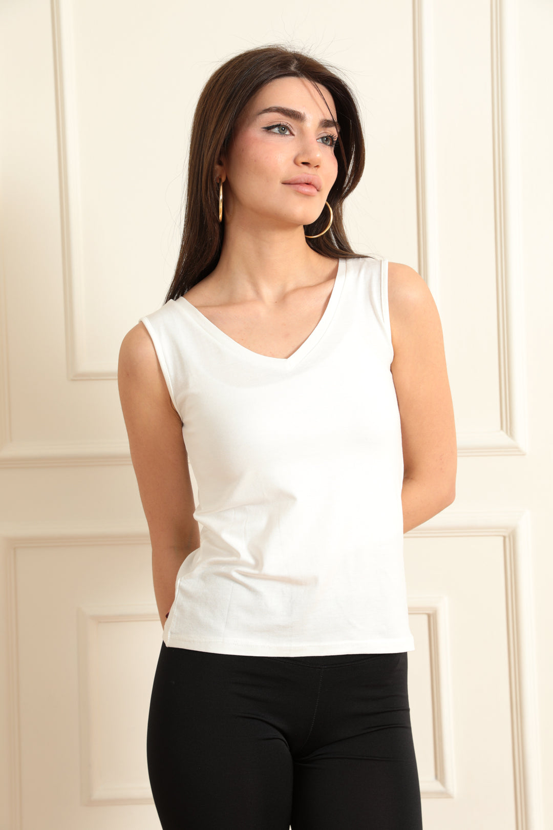 MPL Woman V-Neck Sleeveless Blouse 4384 - Harrow
