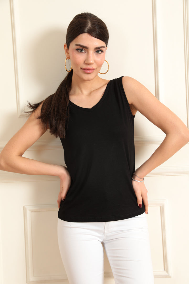MPL Woman V-Neck Sleeveless Blouse 4384 - Williamsburg