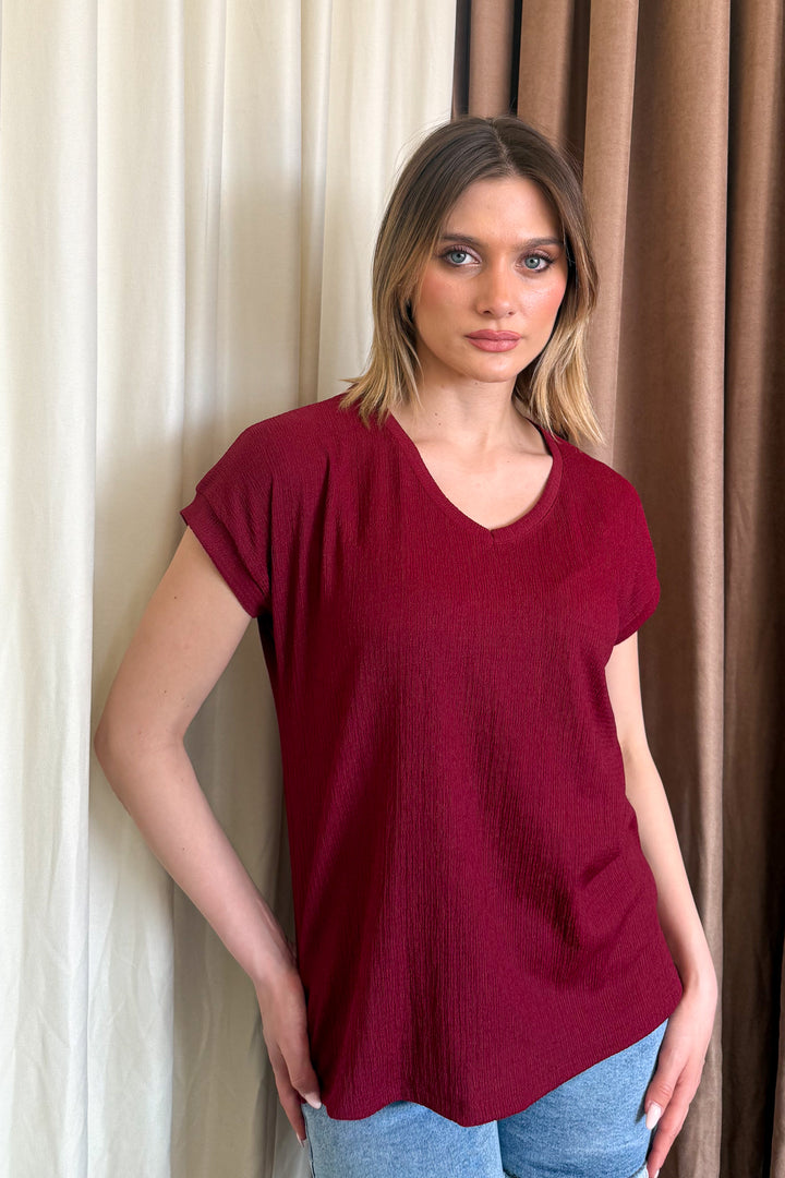 MPL Woman Raşel V Neck T-shirt 5039 - Canton