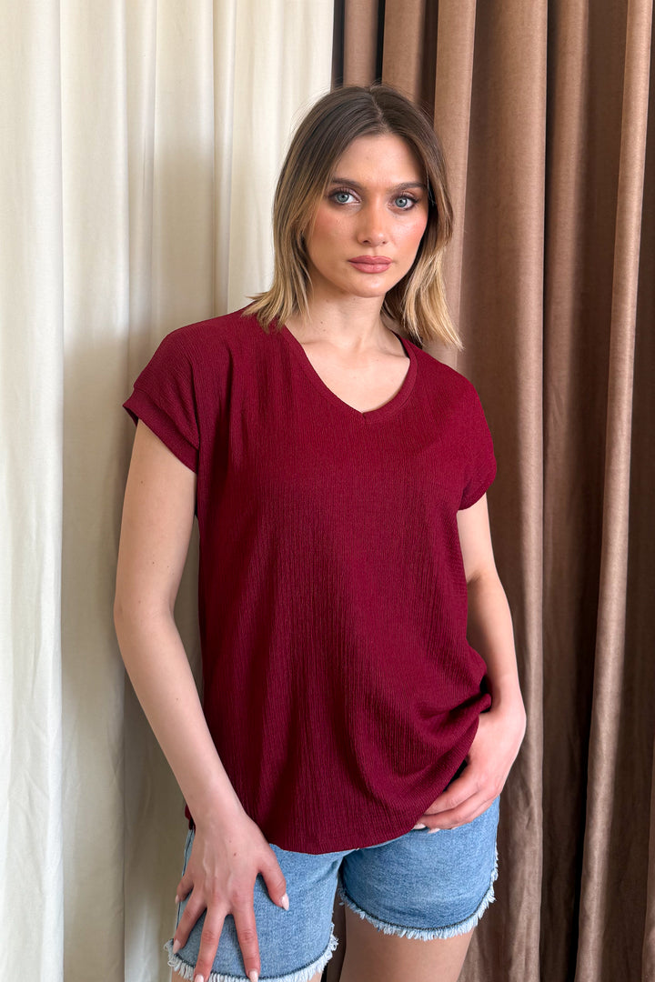 MPL Woman Raşel V Neck T-shirt 5039 - Canton