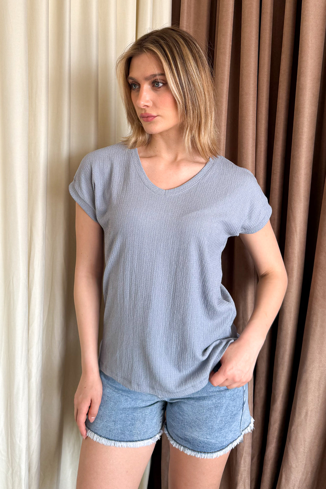 MPL Woman Raşel V Neck T-shirt 5039 - Viana do Castelo