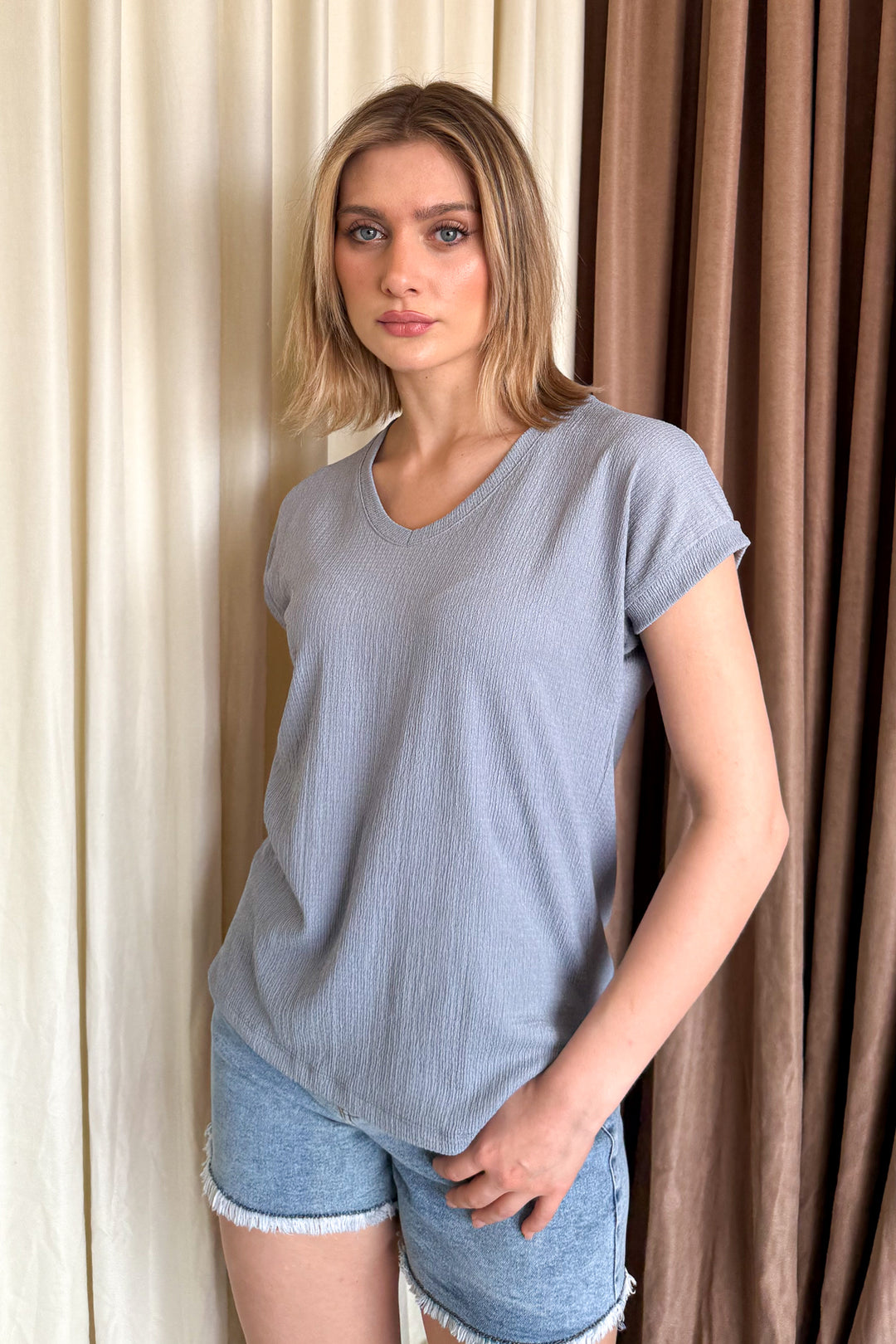 MPL Woman Raşel V Neck T-shirt 5039 - Viana do Castelo