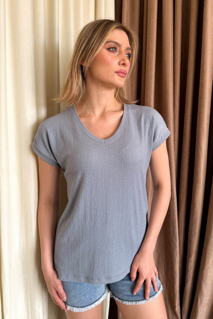 MPL Woman Raşel V Neck T-shirt 5039 - Viana do Castelo