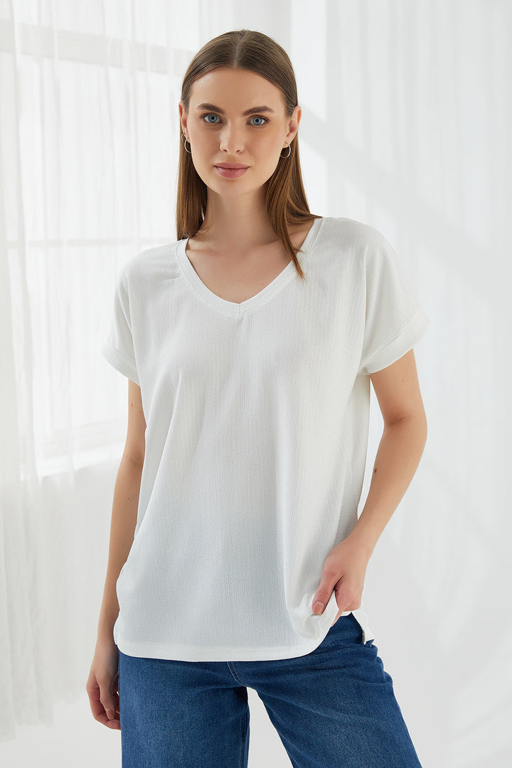MPL Women's Raşel V-Neck Bodysuit 5039 - Porto