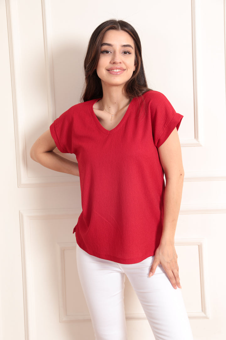 MPL Woman Raşel V Neck T-shirt 5039 - Rioverde