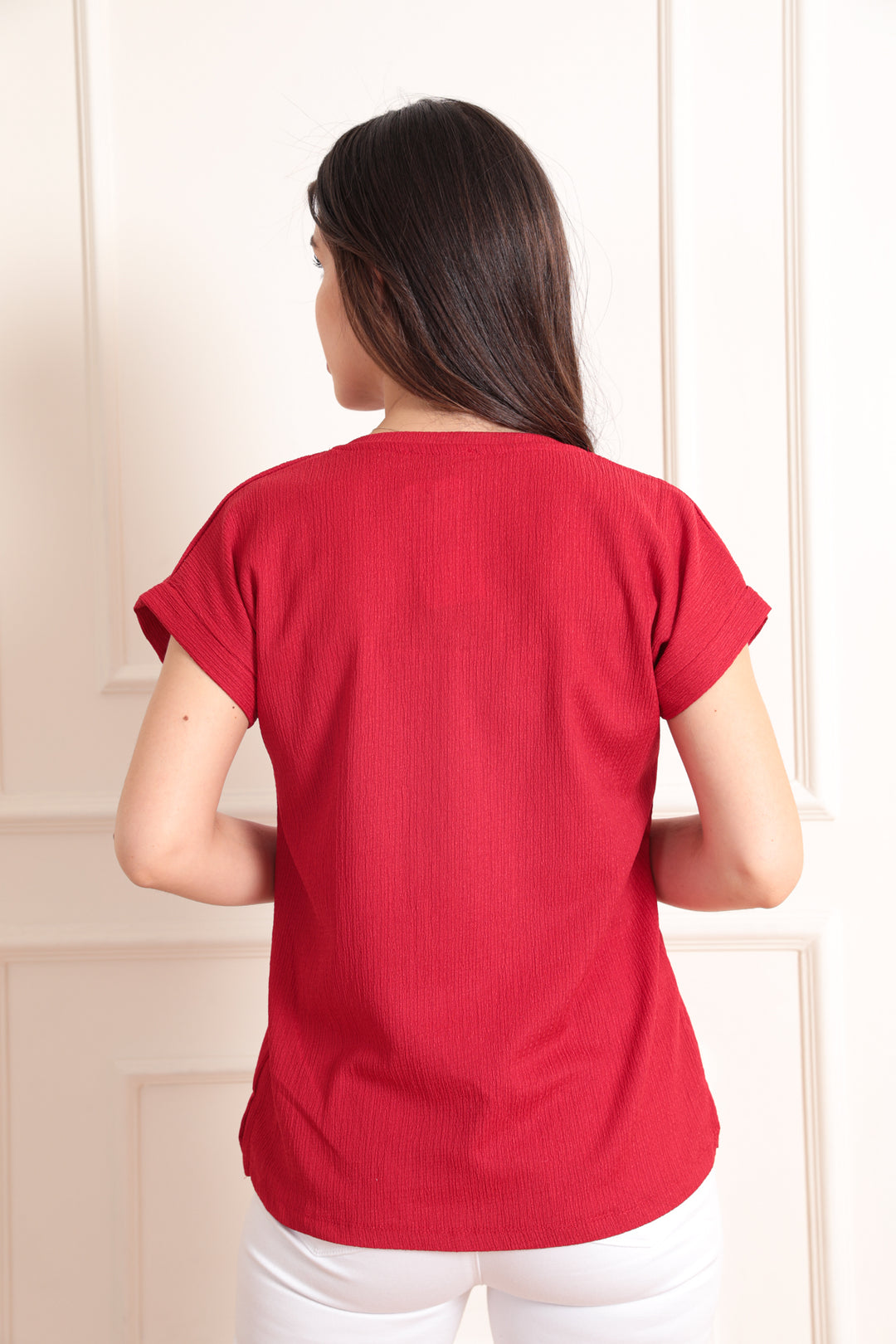 MPL Woman Raşel V Neck T-shirt 5039 - Rioverde