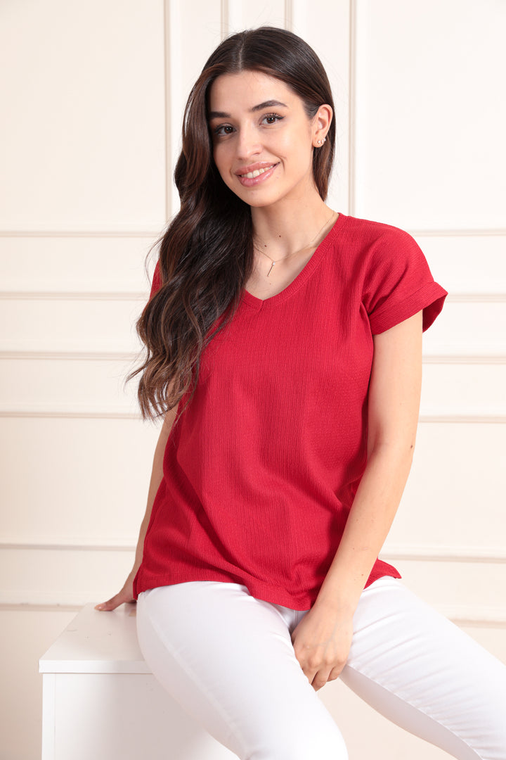 MPL Woman Raşel V Neck T-shirt 5039 - Rioverde