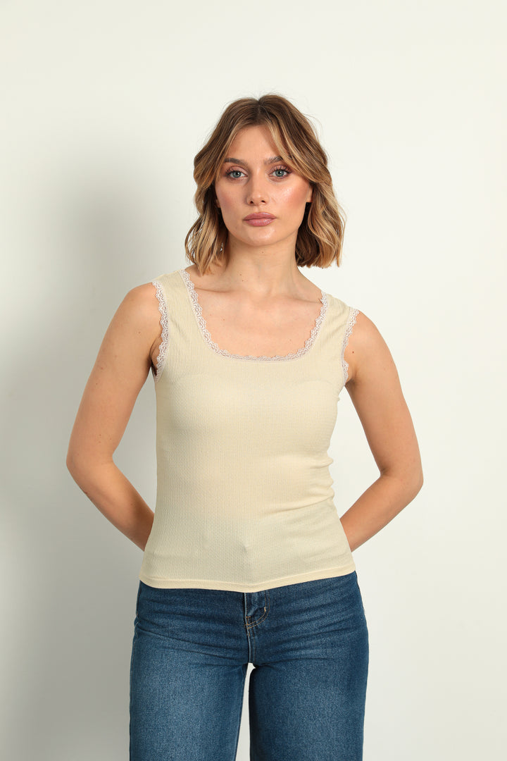 MPL Woman Rachel Nail Lace Tank Top 4979 - Elyria
