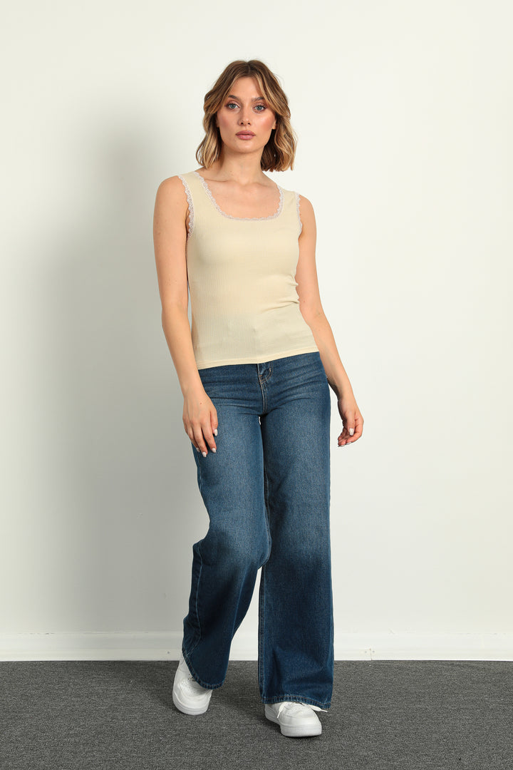 MPL Woman Rachel Nail Lace Tank Top 4979 - Elyria