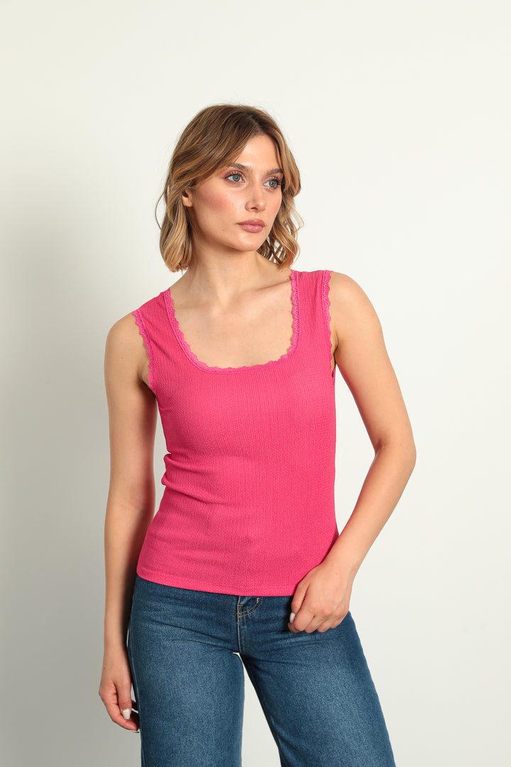 MPL Woman Rachel Nail Lace Tank Top 4979 - Oceanside