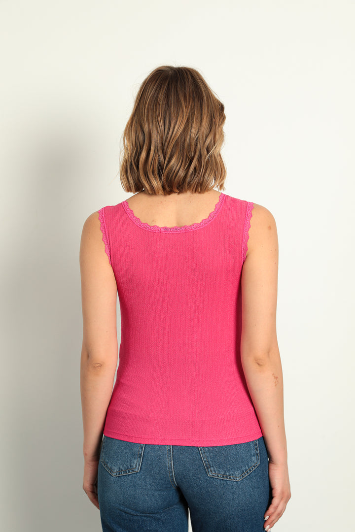MPL Woman Rachel Nail Lace Tank Top 4979 - Oceanside