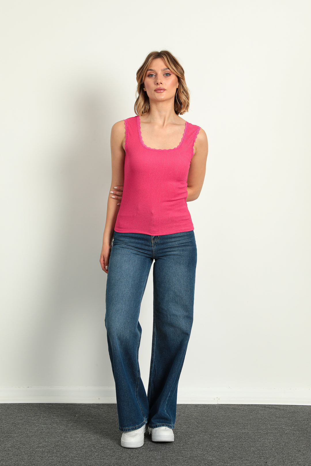 MPL Woman Rachel Nail Lace Tank Top 4979 - Oceanside