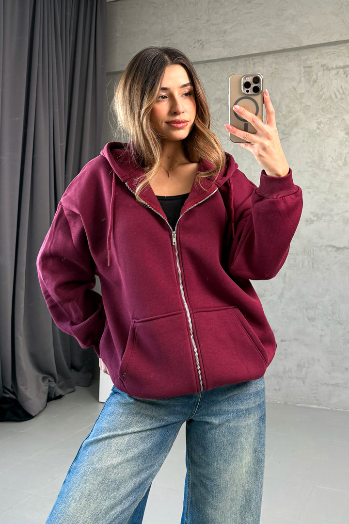 MPL Kadın Kapşonlu 3 İp Sweat 21618 - Tuscaloosa