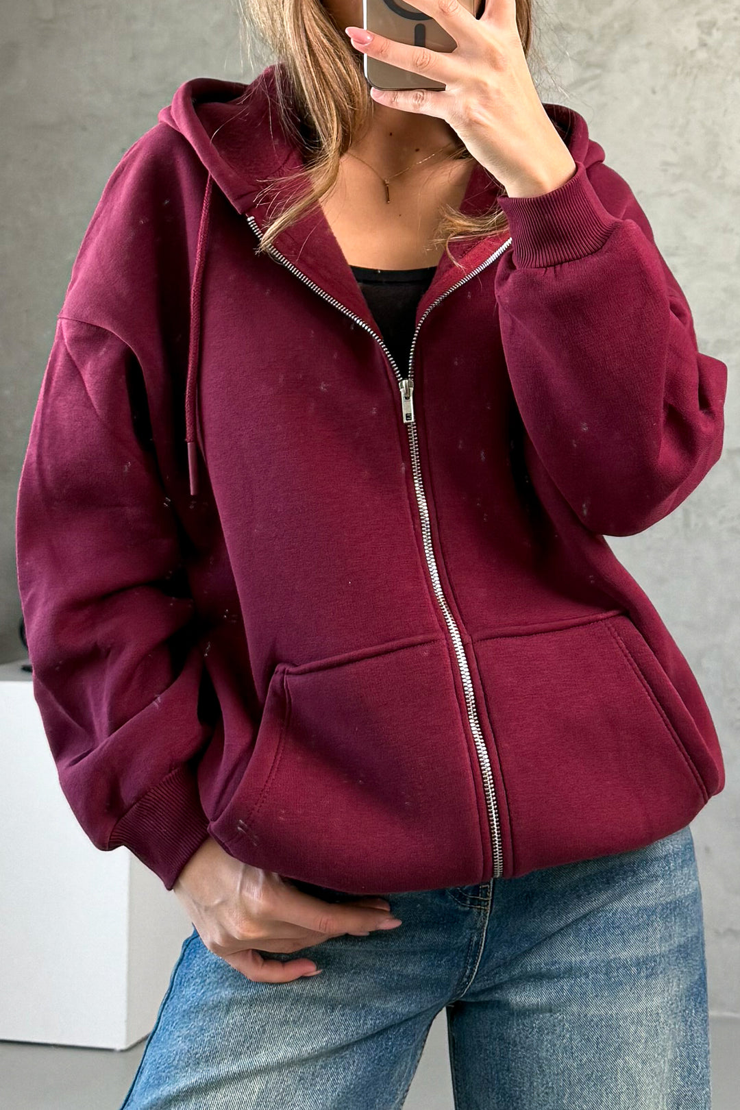 MPL Kadın Kapşonlu 3 İp Sweat 21618 - Tuscaloosa