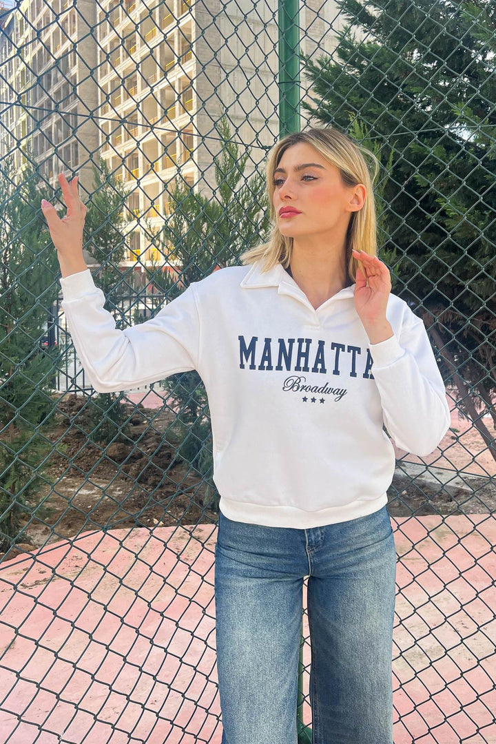 MPL Woman Manhattan Printed Sweatshirt 21624 - Zwolle