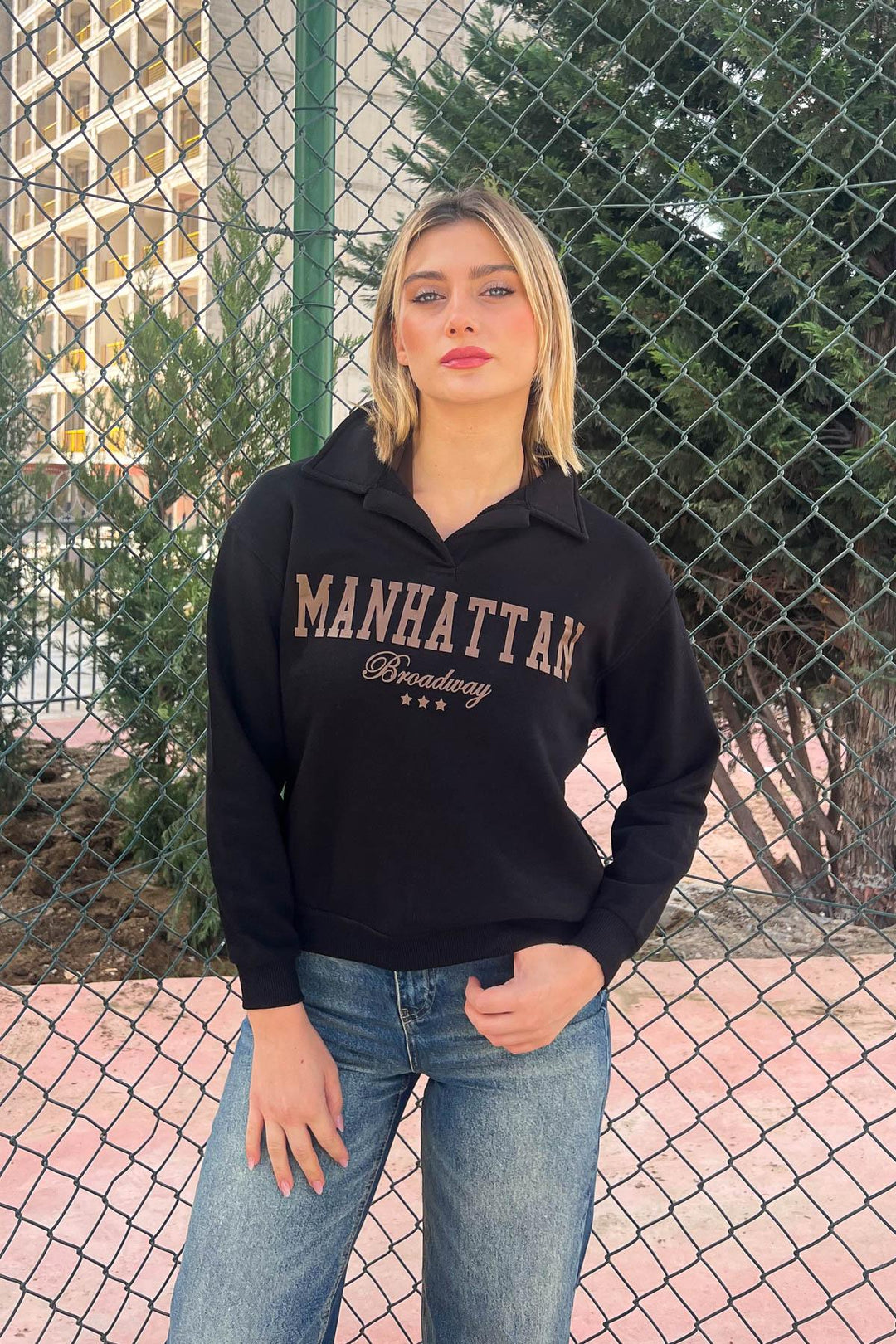 MPL Woman Manhattan Printed Sweatshirt 21624 - Villefranche-sur-Saône