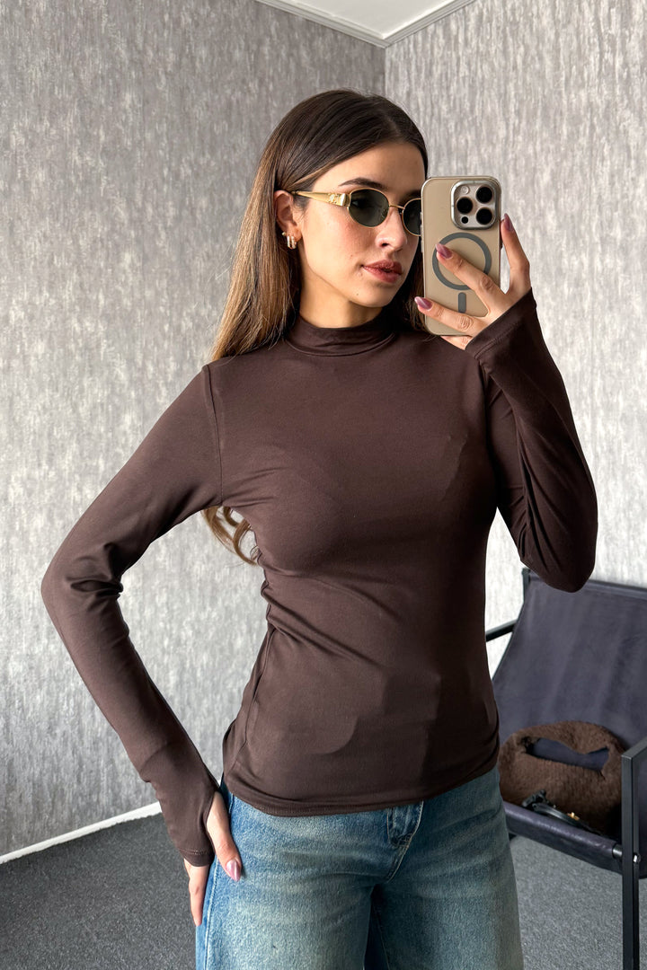 MPL Kadın Parmak Geçmeli Yarım Balıkçı Body 21756 - Landgraaf