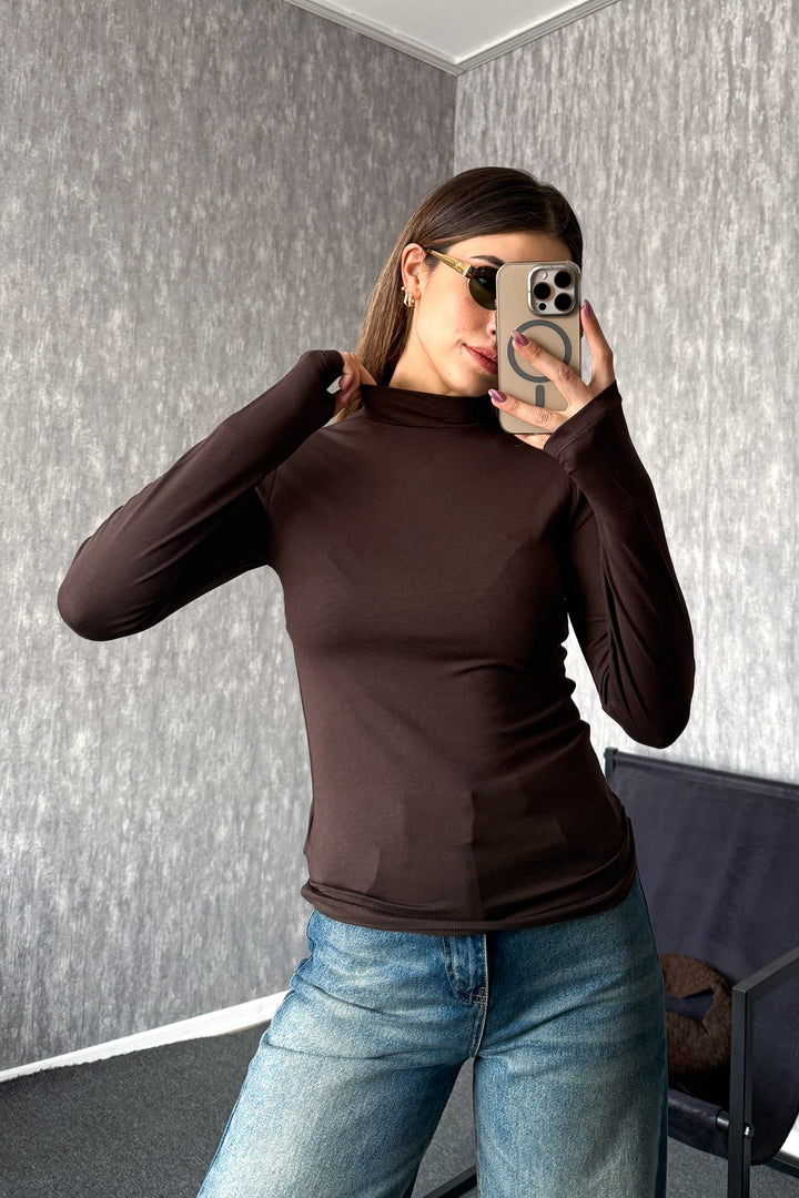 MPL Kadın Parmak Geçmeli Yarım Balıkçı Body 21756 - Landgraaf
