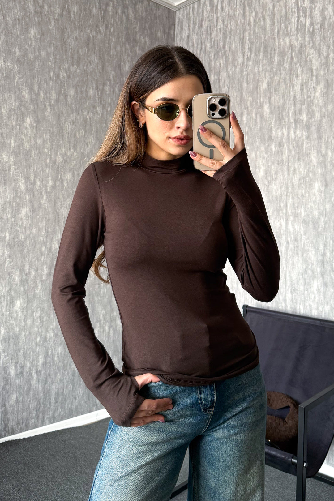 MPL Kadın Parmak Geçmeli Yarım Balıkçı Body 21756 - Landgraaf