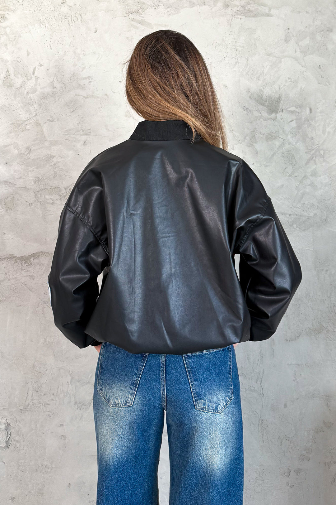 MPL Women's Striped Leather Jacket 1043 - Le Mans