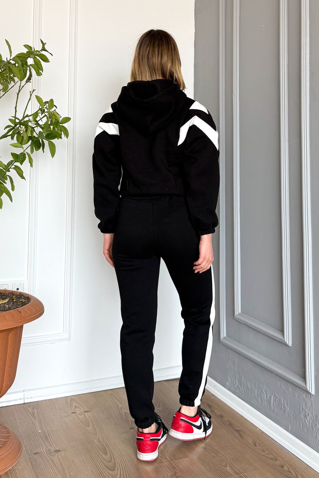 MPL Woman Hooded 3 Yarn Tracksuit with Garnish 2034 - Luxembourg