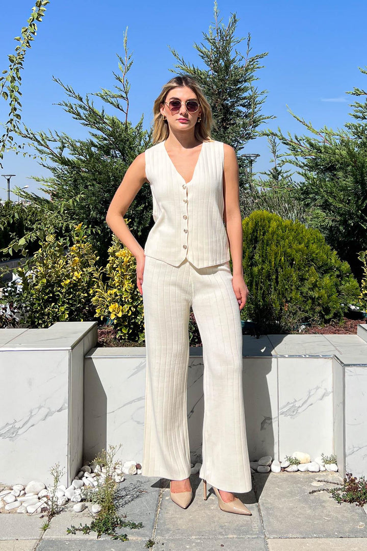 MPL Women's Knit Vest-Pants Set 4016 - The Hague