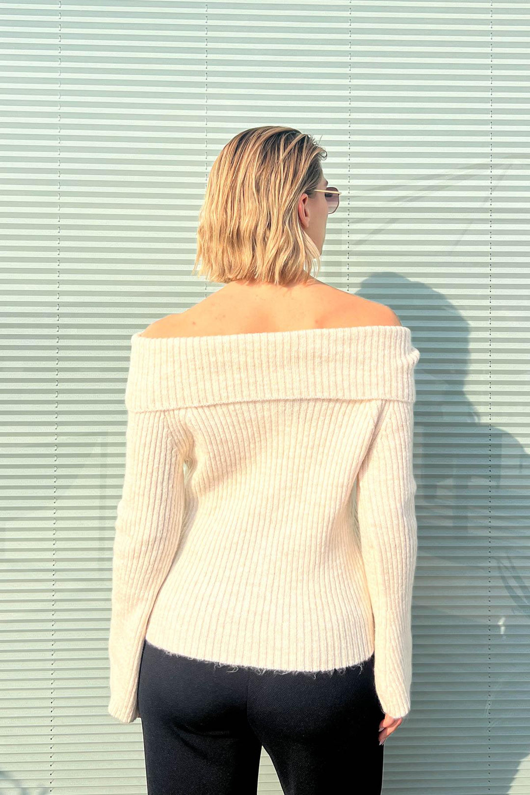 MPL Woman's Cardigan with Draped Collar and Metal Buttons 6222024 - Coachella