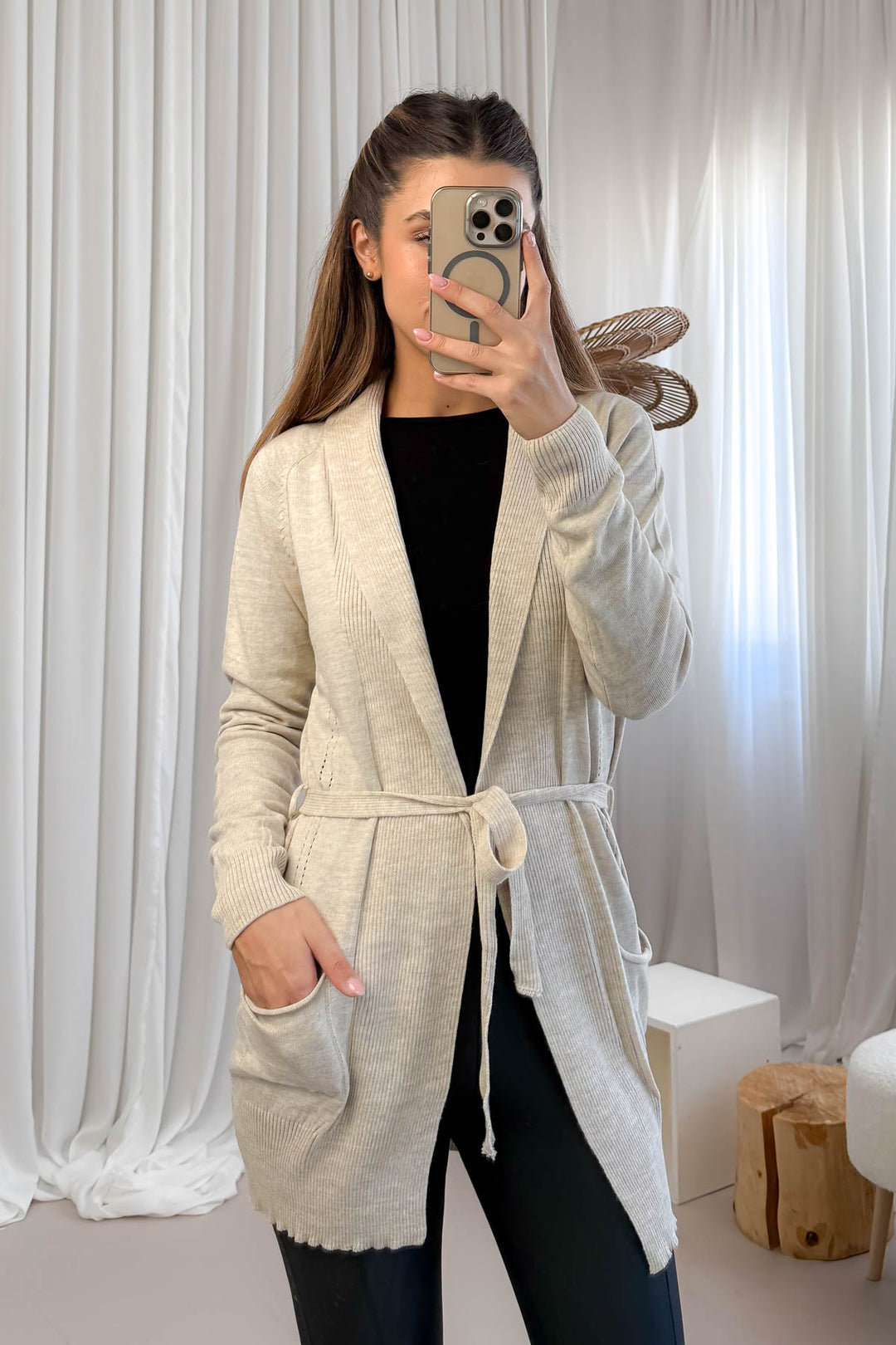MPL Woman Shawl Collar Cardigan 14406 - Ewell