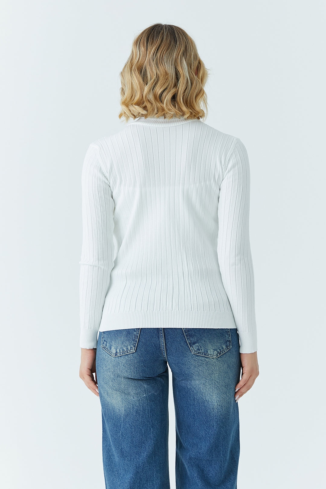 MPL Woman's Cable Knit Fisherman Sweater 5255 - Campobasso