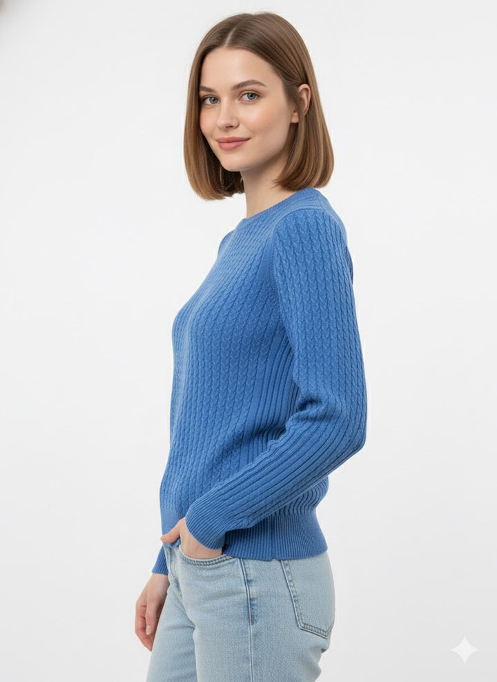 MPL Kadın Saç Örgü Kazak 5608 - Ealing