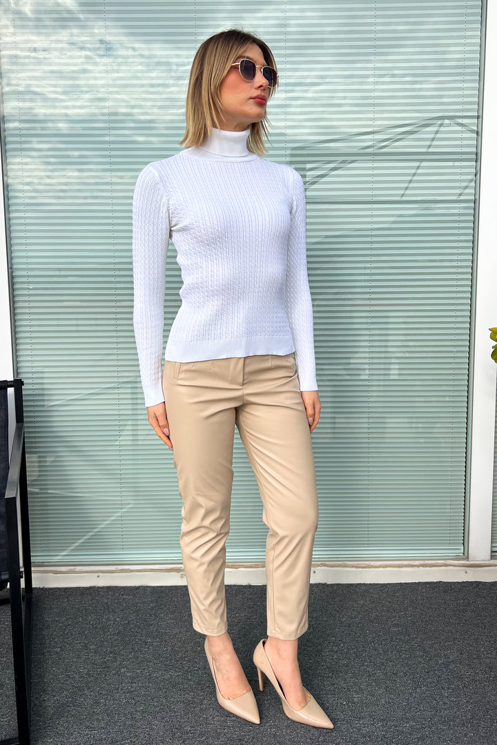 MPL Woman Fisherman's Braid Sweater 5623 - Pforzheim