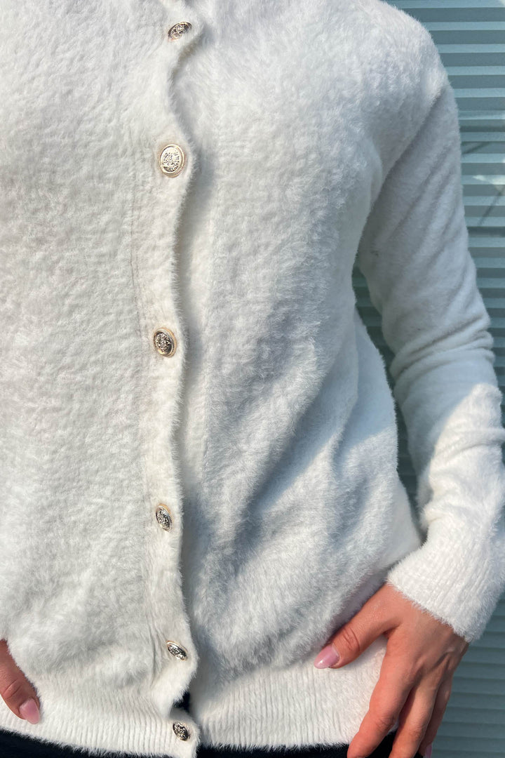 MPL Woman Beard Metal Button Cardigan 5564 - Véroia