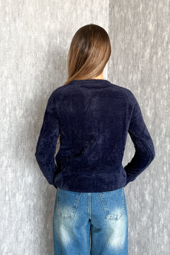MPL Woman Beard Metal Button Cardigan 5564 - Huntsville