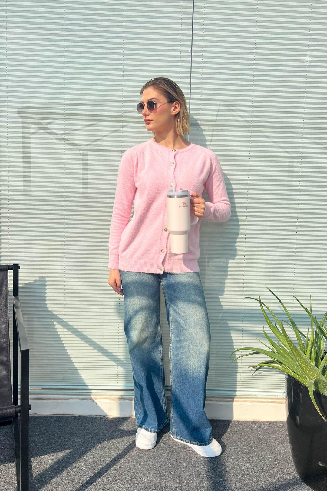 MPL Woman Beard Metal Button Cardigan 5564 - Jūrmala