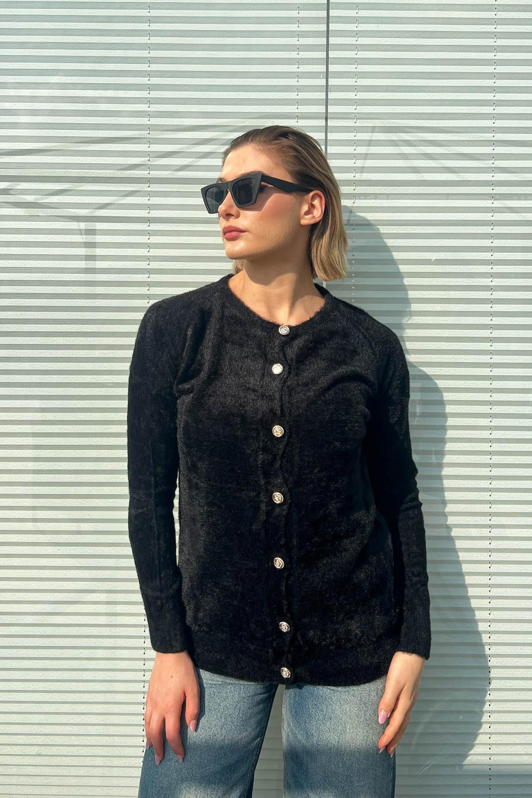 MPL Woman Beard Metal Button Cardigan 5564 - Southport