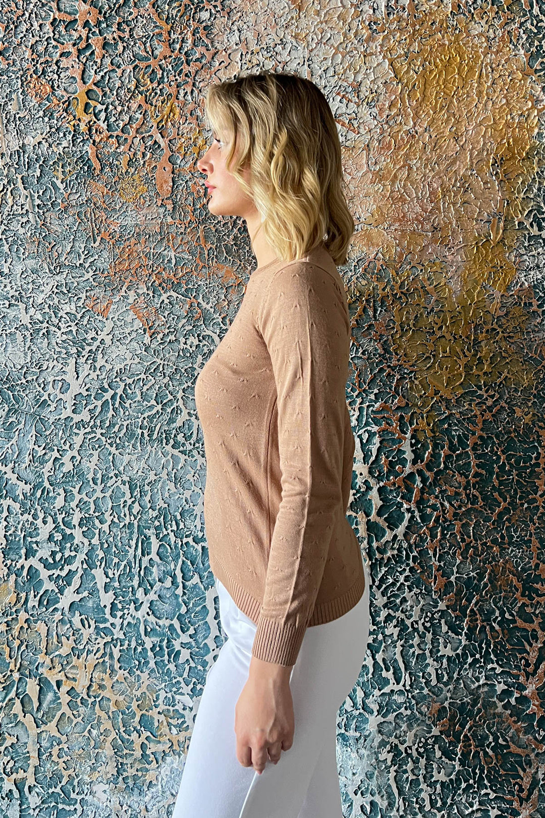 MPL Women's Bow Patterned Sweater 14662 - Airdrie