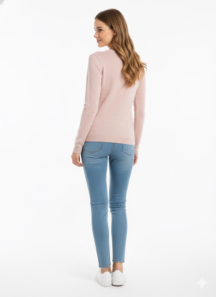 MPL Women's Bow Patterned Sweater 14662 - Palenque