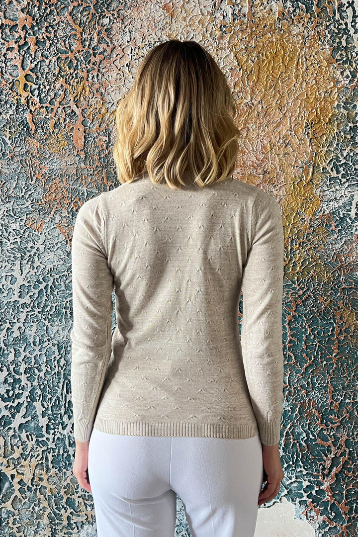 MPL Women's Bow Patterned Sweater 14662 - Torrance