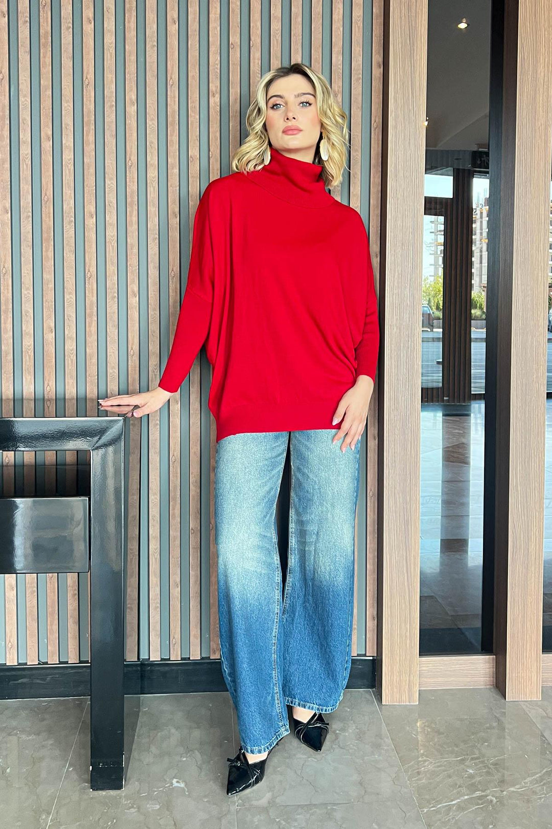 MPL Woman Fisherman Long Loose Sweater 4431 - Wake Forest