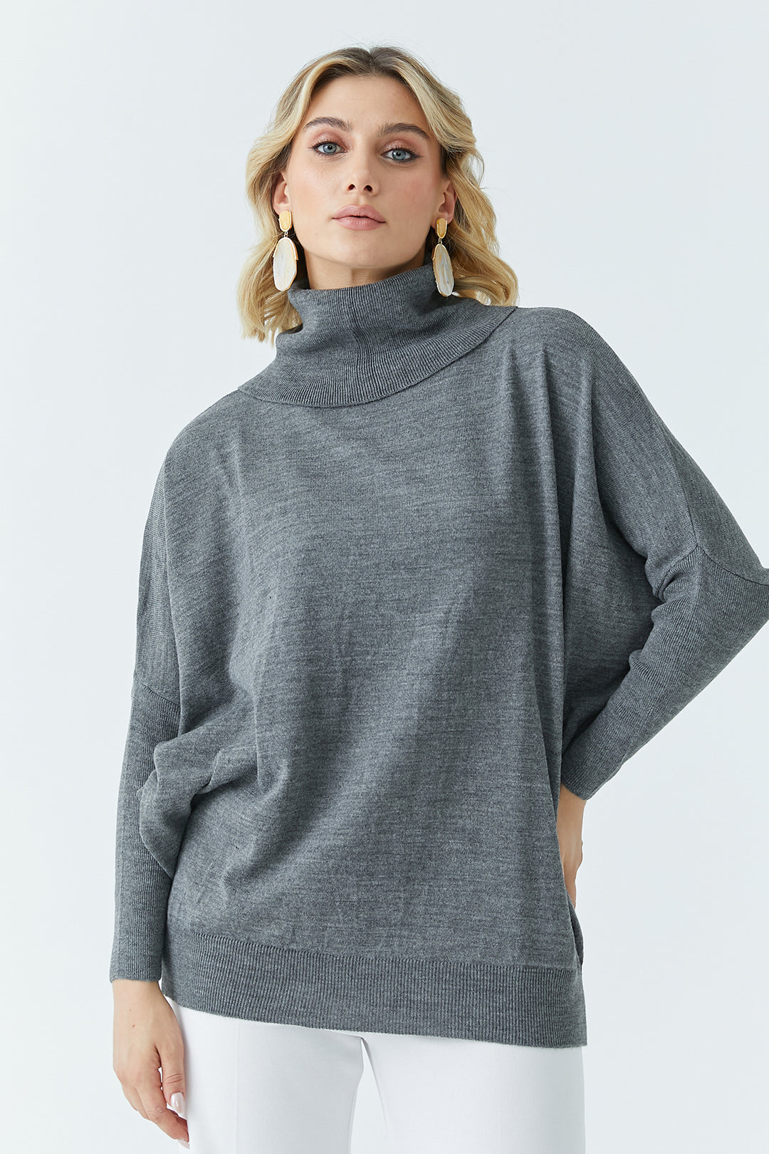 MPL Woman Fisherman Long Loose Sweater 4431 - Cinisello Balsamo