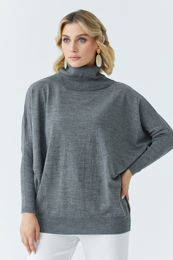 MPL Woman Fisherman Long Loose Sweater 4431 - Cinisello Balsamo