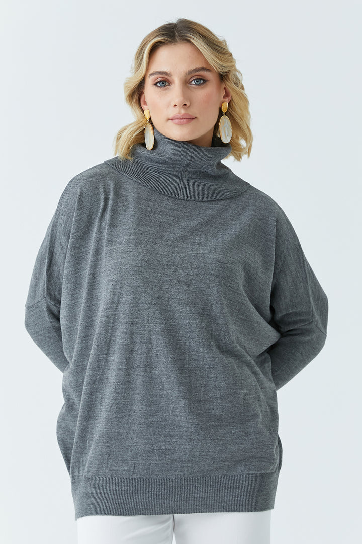 MPL Woman Fisherman Long Loose Sweater 4431 - Cinisello Balsamo