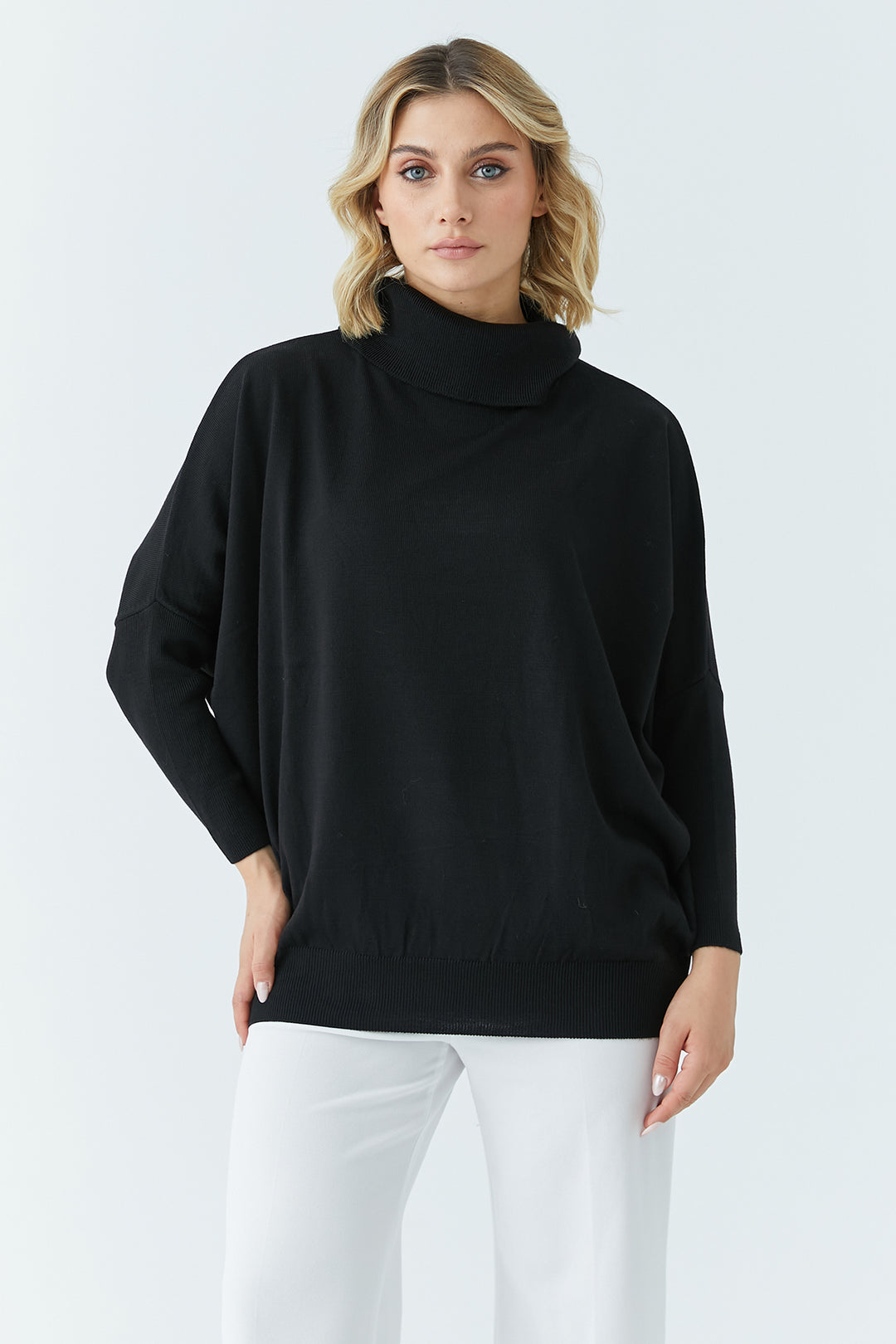 MPL Woman Fisherman Long Loose Sweater 4431 - Sykiés