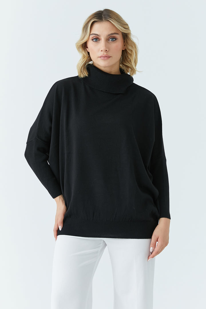 MPL Woman Fisherman Long Loose Sweater 4431 - Sykiés