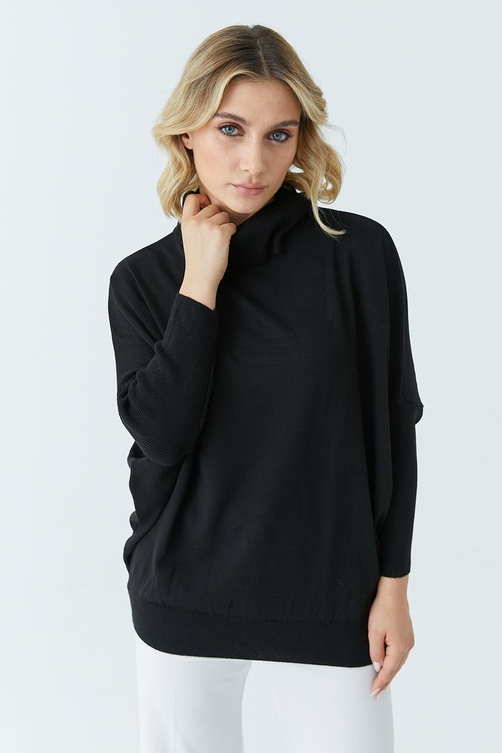 MPL Woman Fisherman Long Loose Sweater 4431 - Sykiés