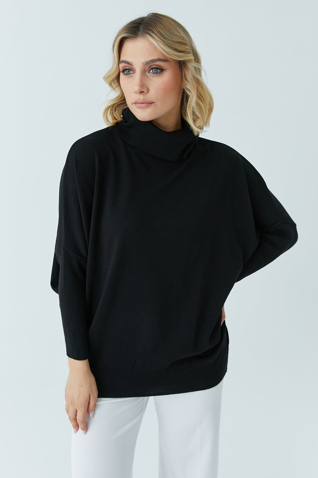 MPL Woman Fisherman Long Loose Sweater 4431 - Sykiés